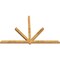 Ekena Millwork Kennewick Rough Sawn Timber Gable Bracket, Western Red Cedar, 108"W x 72"H x 4"D x 4"F, 16/12 Pitch GBW108X72X0404KEN00RWR - alternate 5